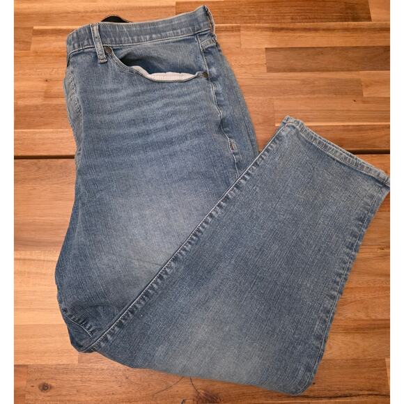 Torrid Feel The Fit Blue Denim Jeans Women’s Size 20 Plus Straight Leg EUC - Picture 2 of 5